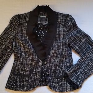 White House Black Market tweed blazer
